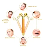 Masajeador Facial 3d 24k Vibrador T - Imagen 4