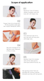 Alta frecuencia portatil facial y corporal 6 electrodos - Imagen 4