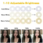 Aro De Luz Led Soporte Flexible Y De Celular - Imagen 7