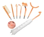 Alta Frecuencia portatil de 7 electrodos facial y corporal