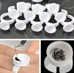 100 Anillos Pegante Pigmento Pestañas Microblading Copa Pequeña Pegante