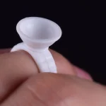 100 Anillos Pegante Pigmento Pestañas Microblading Copa Pequeña Pegante - Imagen 3