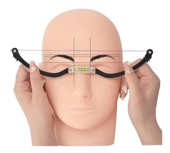 Regla Arco Lineal Diseño De Cejas Con Nivel