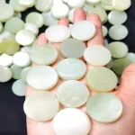 PIEDRA JADE VERDE OSCURO PEGANTE PESTAÑAS UND - Imagen 2