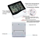 Termohigrometro Digital Medidor De Humedad Y Temparatura - Imagen 4