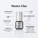 M01 Master Glue – Pegamento para extensiones de pestañas. - Imagen 2