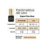 Adhesivo para Extensiones de Pestañas IB  . Tapa Dorada Super Plus 5 ml - Imagen 5