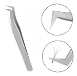 Pinza L para volumen Ruso Metalizada