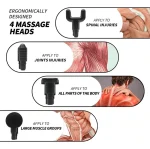 Pistola Masajeador Martillo Fascial Gun Muscular Relajante - Imagen 3