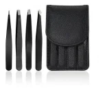 Set de 4 pinzas + estuche para depilacion / Color disponible - Imagen 6