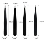Set de 4 pinzas + estuche para depilacion / Color disponible - Imagen 7