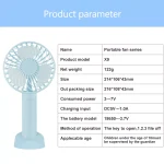 Ventilador Mini Recargable / Portable Fan Mini - Imagen 3