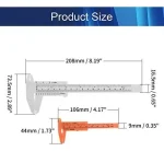 VERNIER PIE DE REY DOBLE MANUAL - Imagen 3