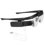 Gafas negra luz led recargables / lupa de mantenimiento tipo gafas de carga Led - Imagen 5
