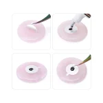 PIEDRA JADE ROSADO PEGANTE PESTAÑAS UND - Imagen 2