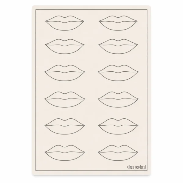 PIEL SINTETICA PRACTICA SILICONA SOLO LABIOS UND