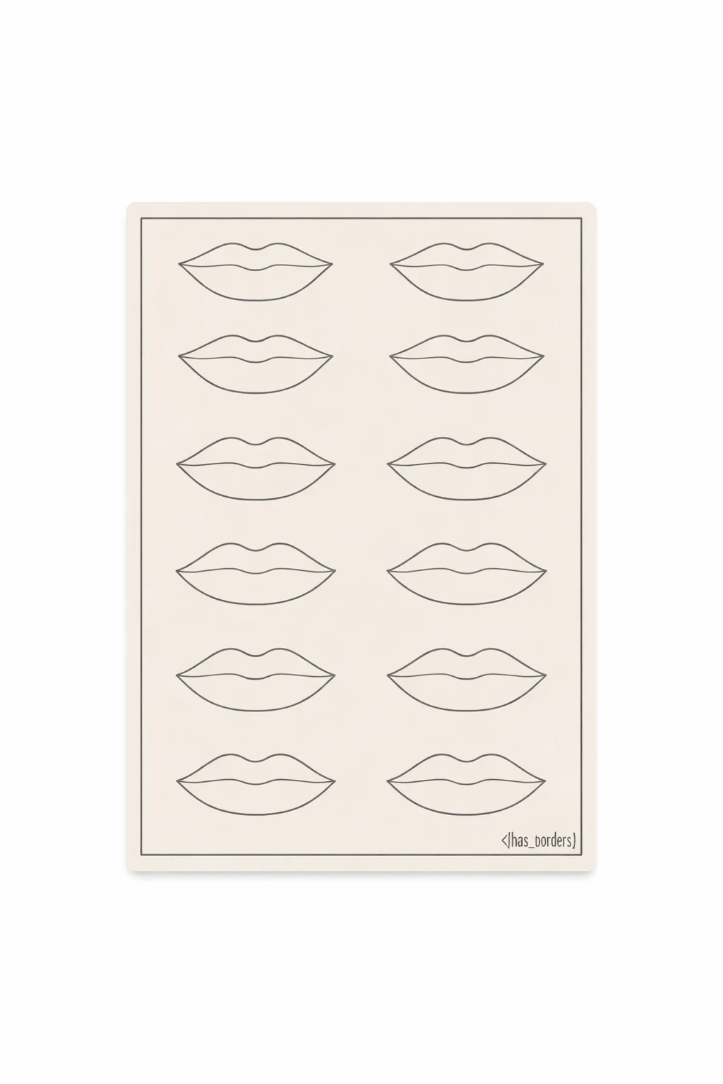 PIEL SINTETICA PRACTICA SILICONA SOLO LABIOS UND - Imagen 1