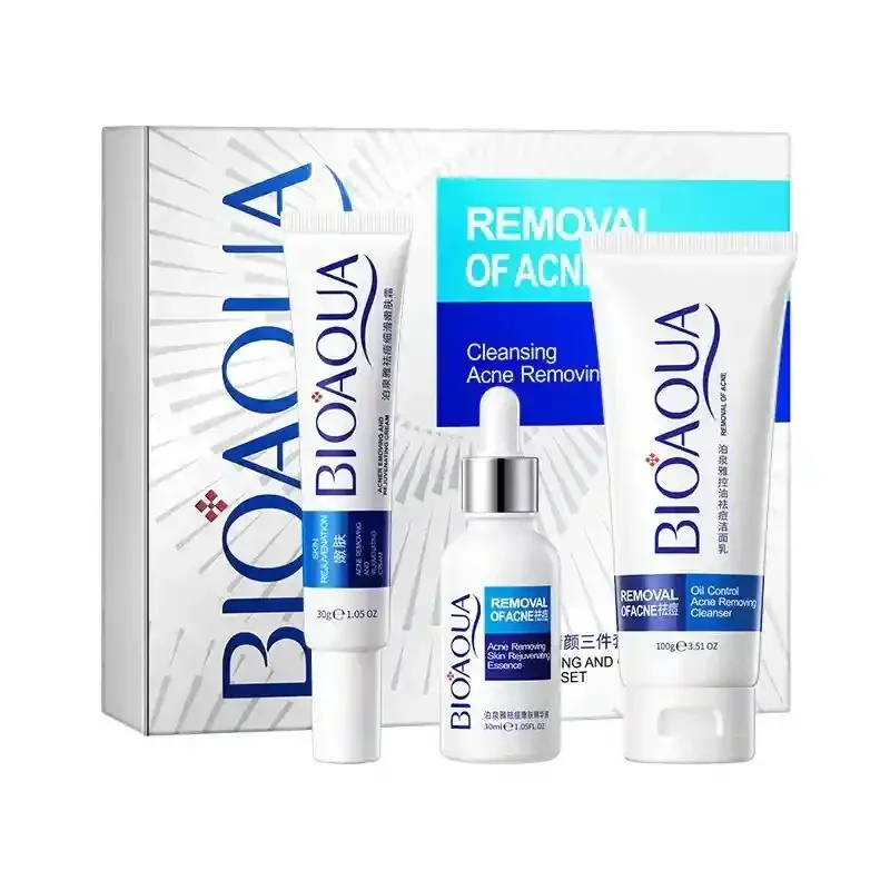 1770728463563_1770728460277_1770728459623 KIT DE LUJO SET DE TRES PIEZAS PARA ELIMINAR Y LIMPIAR EL ACNE BIOAQUA - Imagen 1