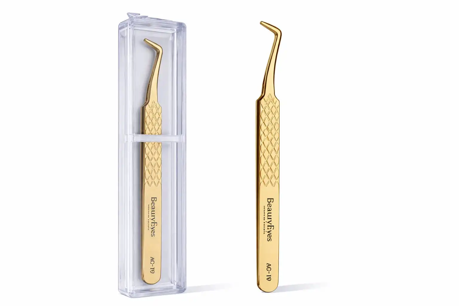 PINZAS DORADAS PROFESIONALES X12 UNIDADES- LÍNEA BEAUTYEYES - Imagen 1