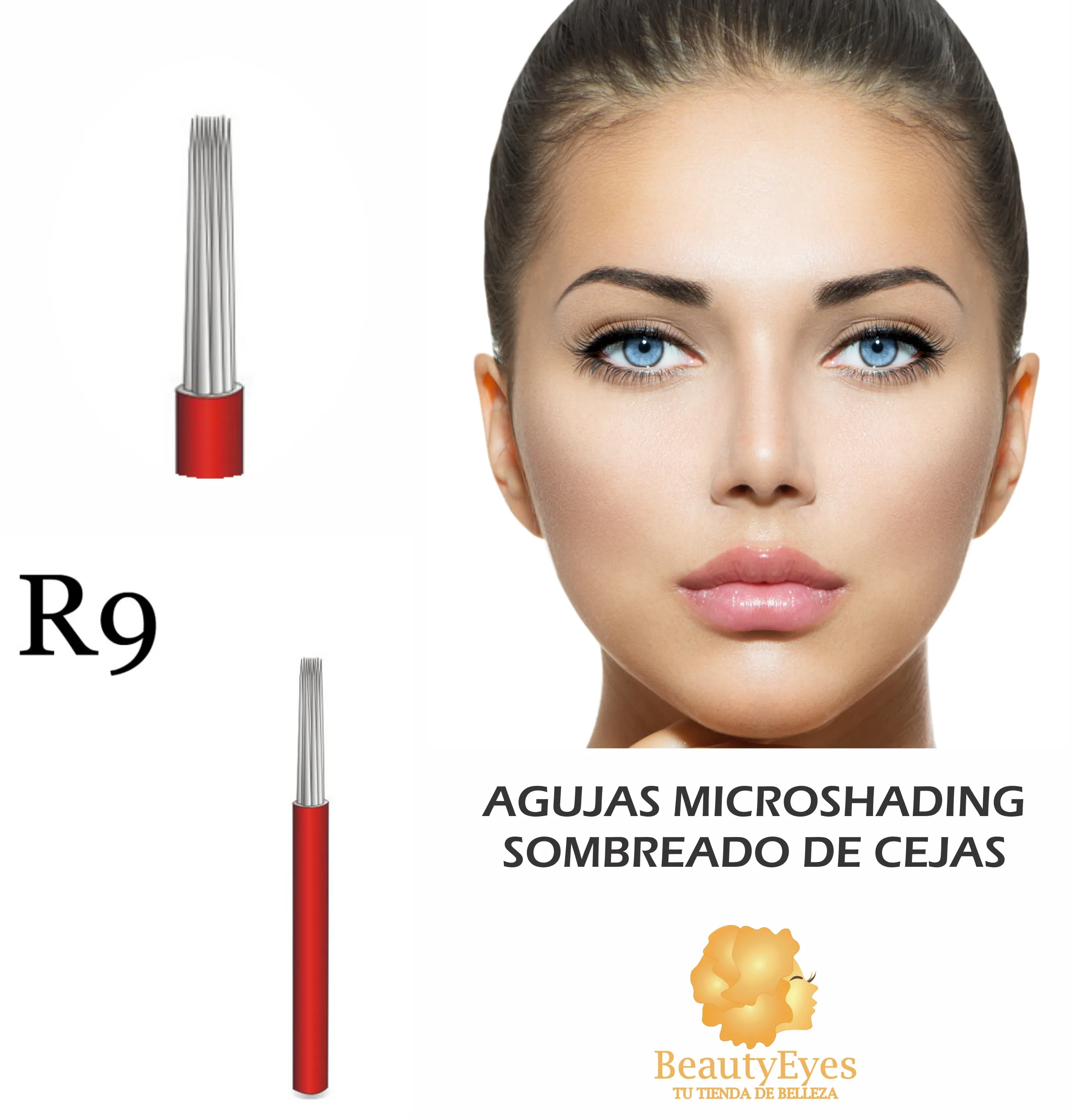 Aguja Microshading Tipo R X 20 Microblading - Imagen 3