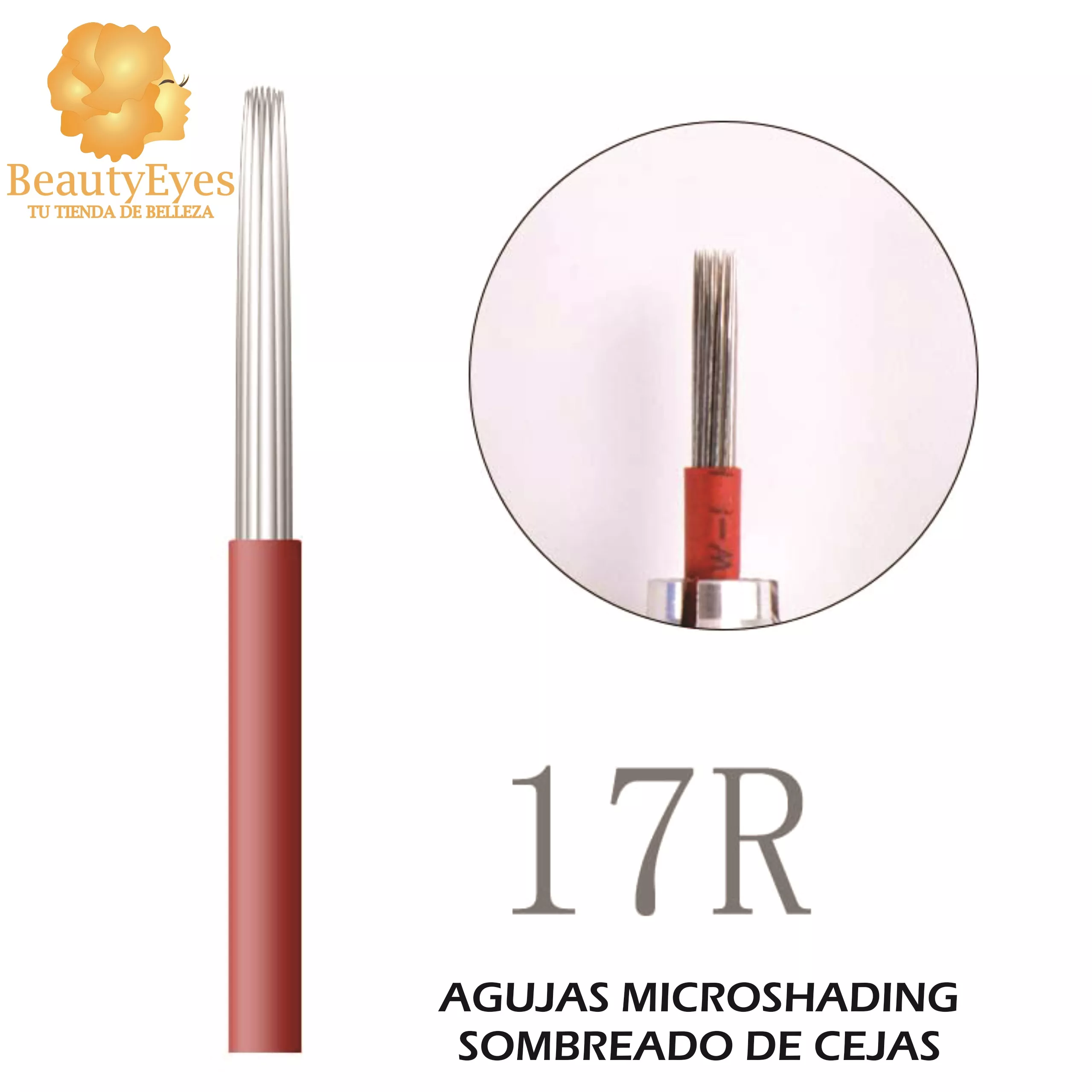 Aguja Microshading Tipo R X 20 Microblading - Imagen 5
