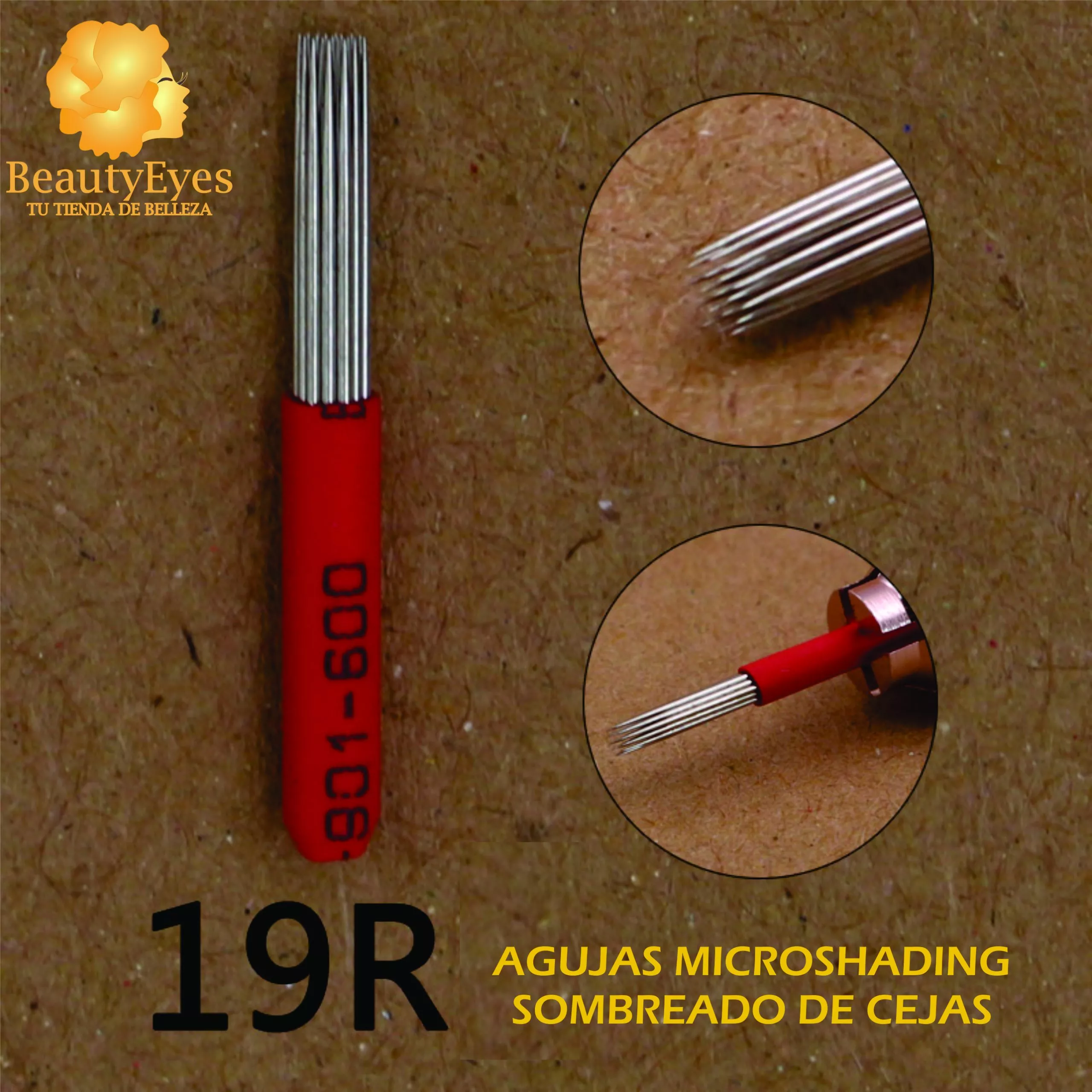Aguja Microshading Tipo R X 20 Microblading - Imagen 7