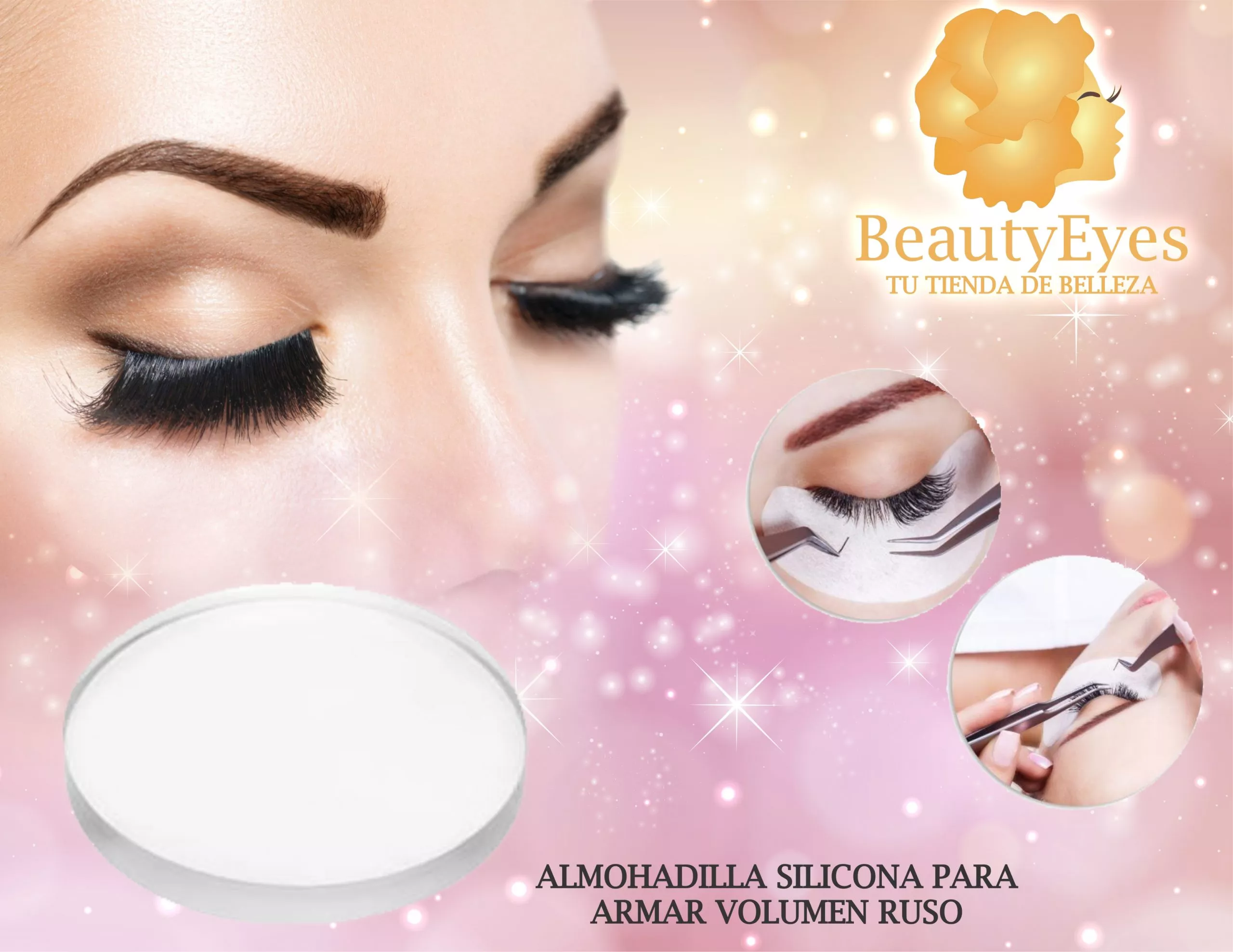 Almohadilla de Silicona Armado Volumen Ruso Pesta?as - Imagen 3