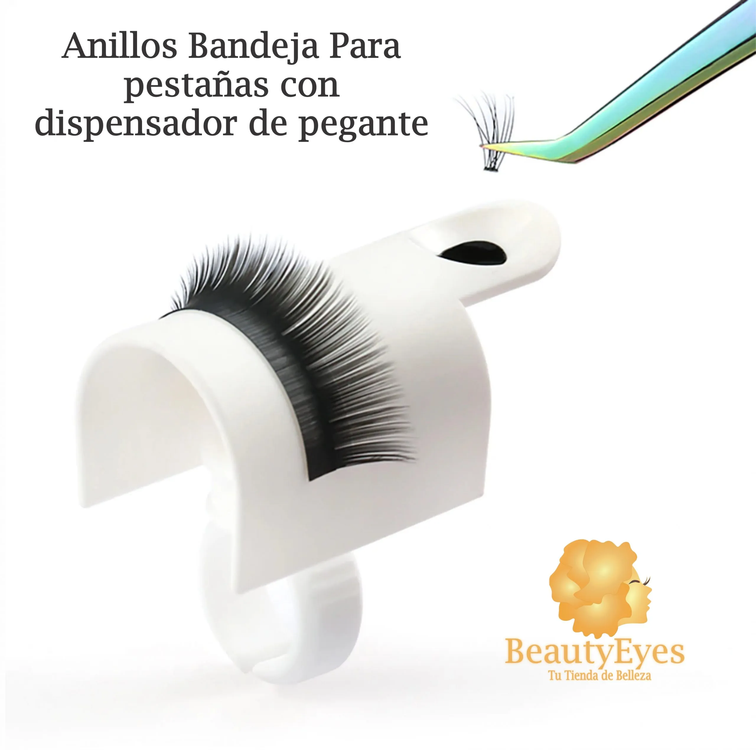 Anillo Bandeja pata  Pesta?as Extensiones de pesta?as - Imagen 6