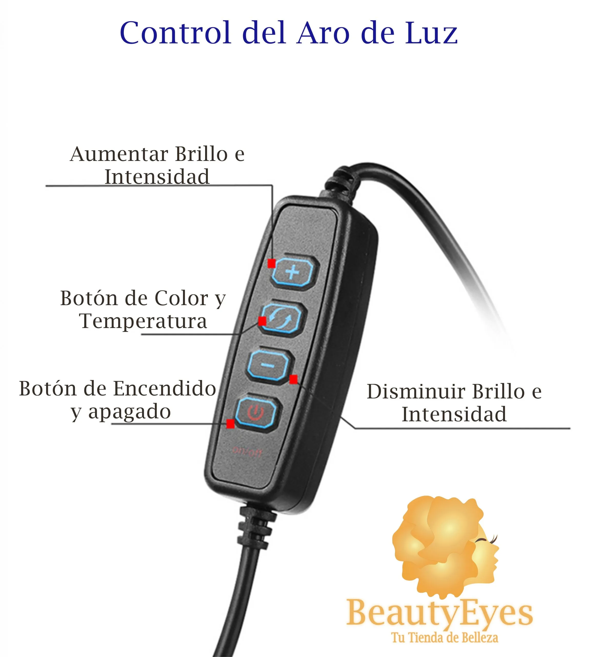 Aro de Luz Led 10 pulgadas - Imagen 2