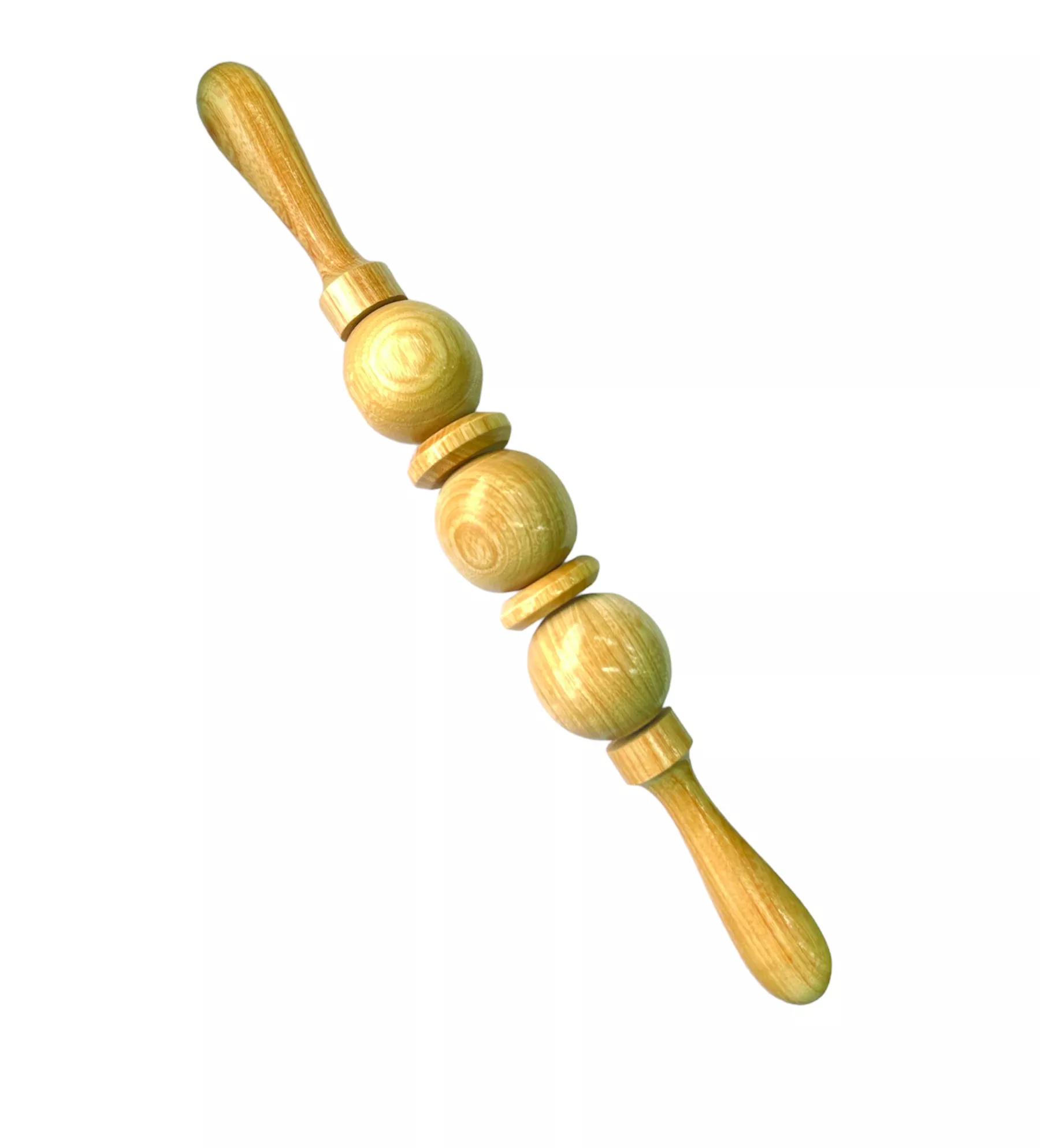 BOLAS CON SEPARADOR Rodillo Bolas Con Separador Maderoterapia Corporal - Imagen 1