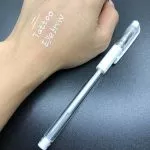 Marcador blanco microblading, esfero, boligrafo