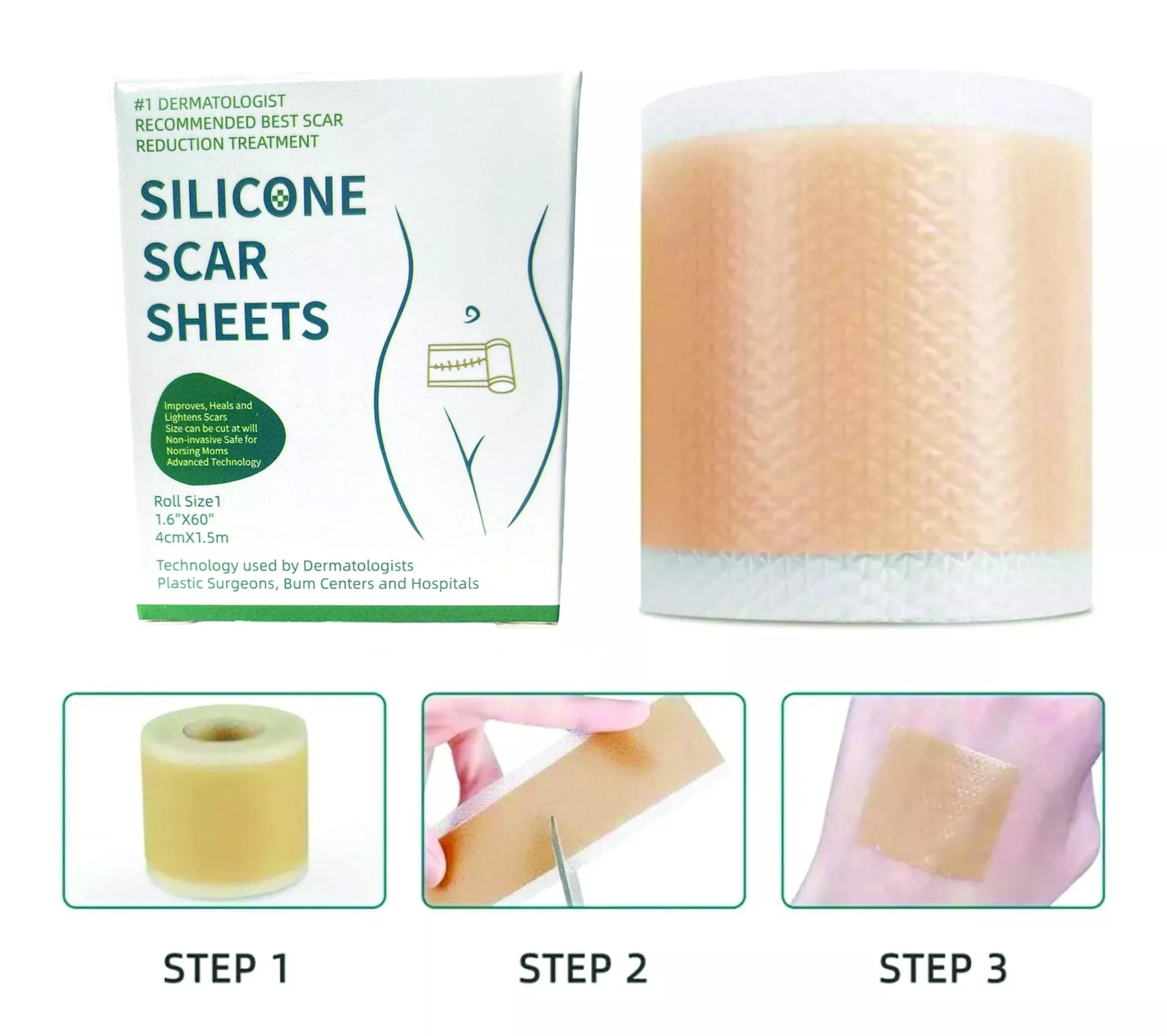 CINTA 1 Cinta reduccion de Cicatrices 4x1.5m - Imagen 1