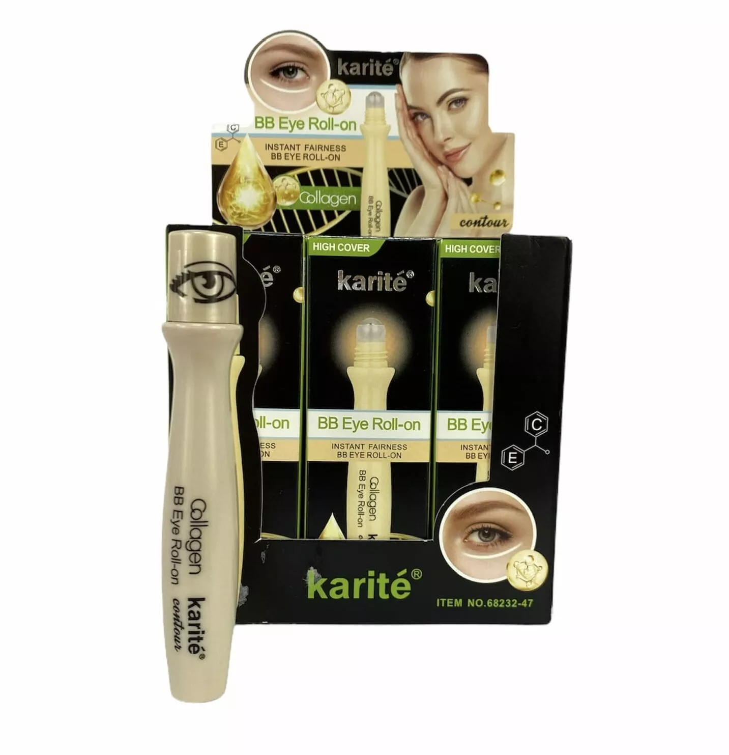 COLOR 1 Contorno Ojos Roll Con Color Karite 18 ml - Imagen 4