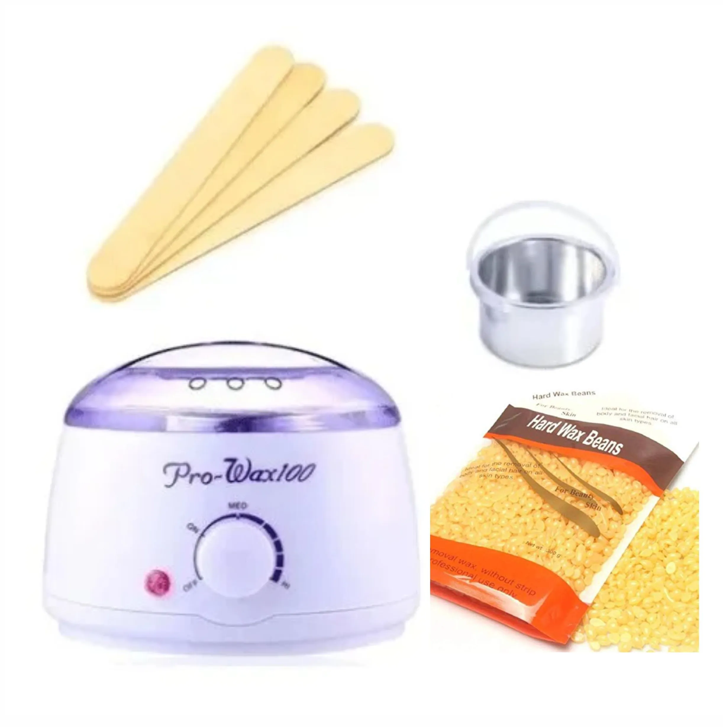 CREADOR PARA PRODUCTOS VARIOS_13 Kit Olla Depilatoria / Cera 100 gr / 10 Aplicadores - Imagen 1