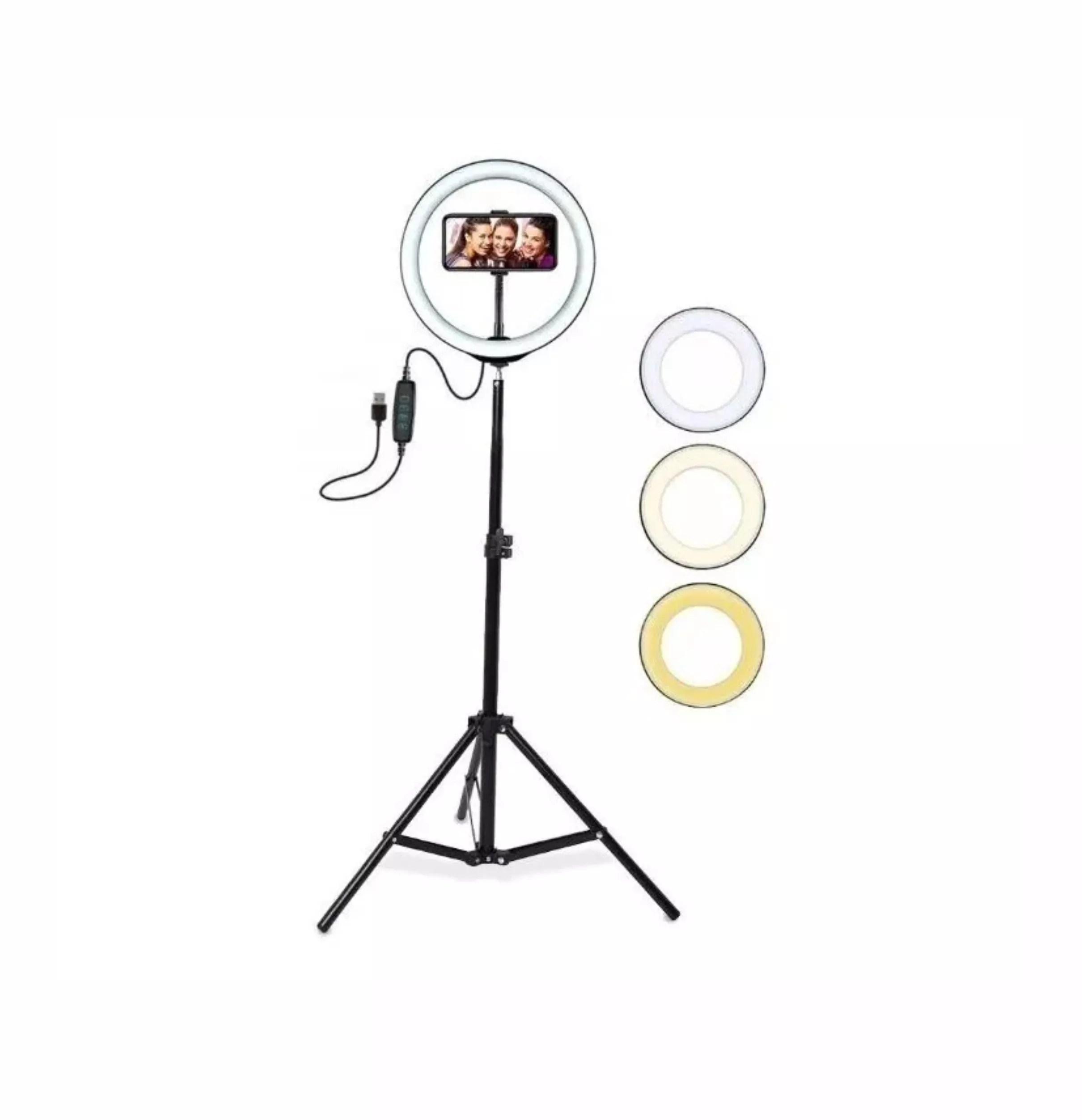 Aro Luz Led 32 Cm 12 Pulgadas Tripode Profesional - Imagen 4