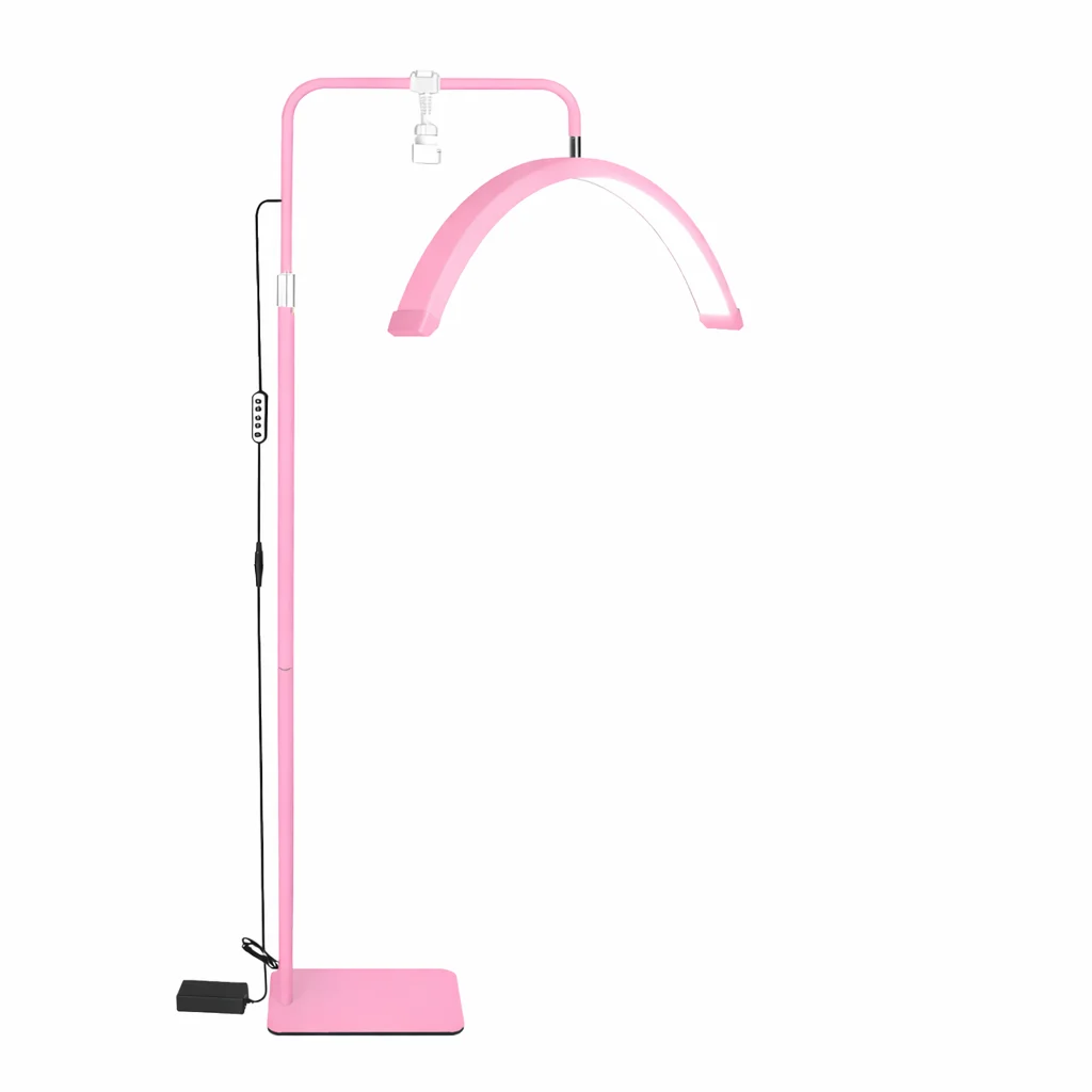 LAMPARA MEDIA LUNA LED PEDESTAL HD-M6X - Imagen 3