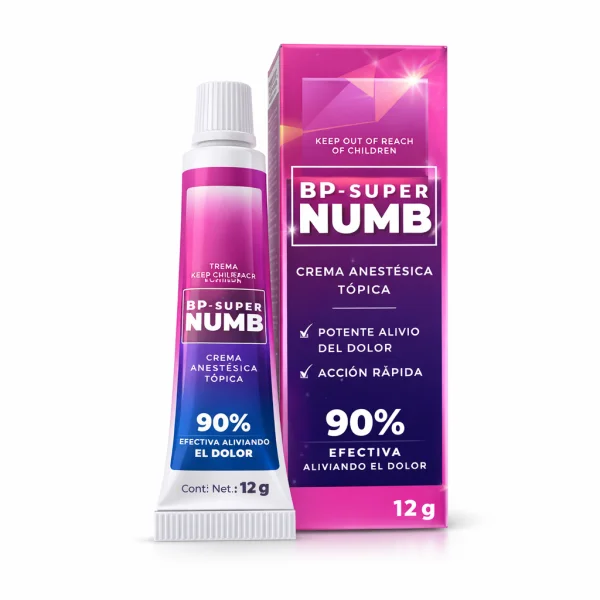 ANESTESIA BP - SUPER NUMB 90 % POMO 12 GR
