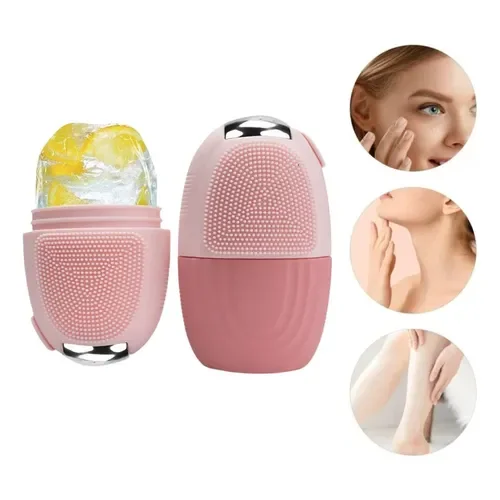 Crioterapia Ice Face Silicone + Roller