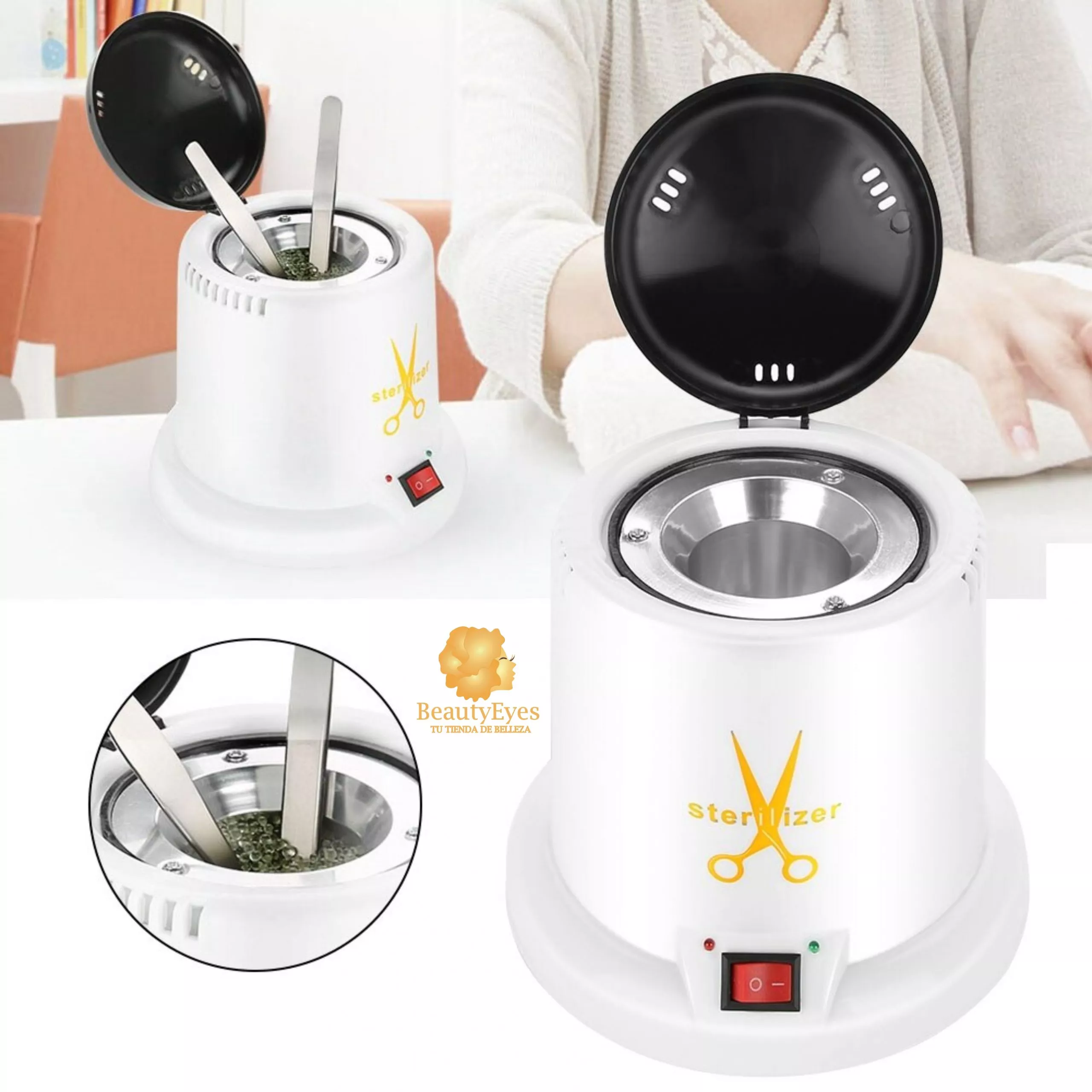 Esterilizador de perlas desinfeccion herramientas de estetica - Imagen 2