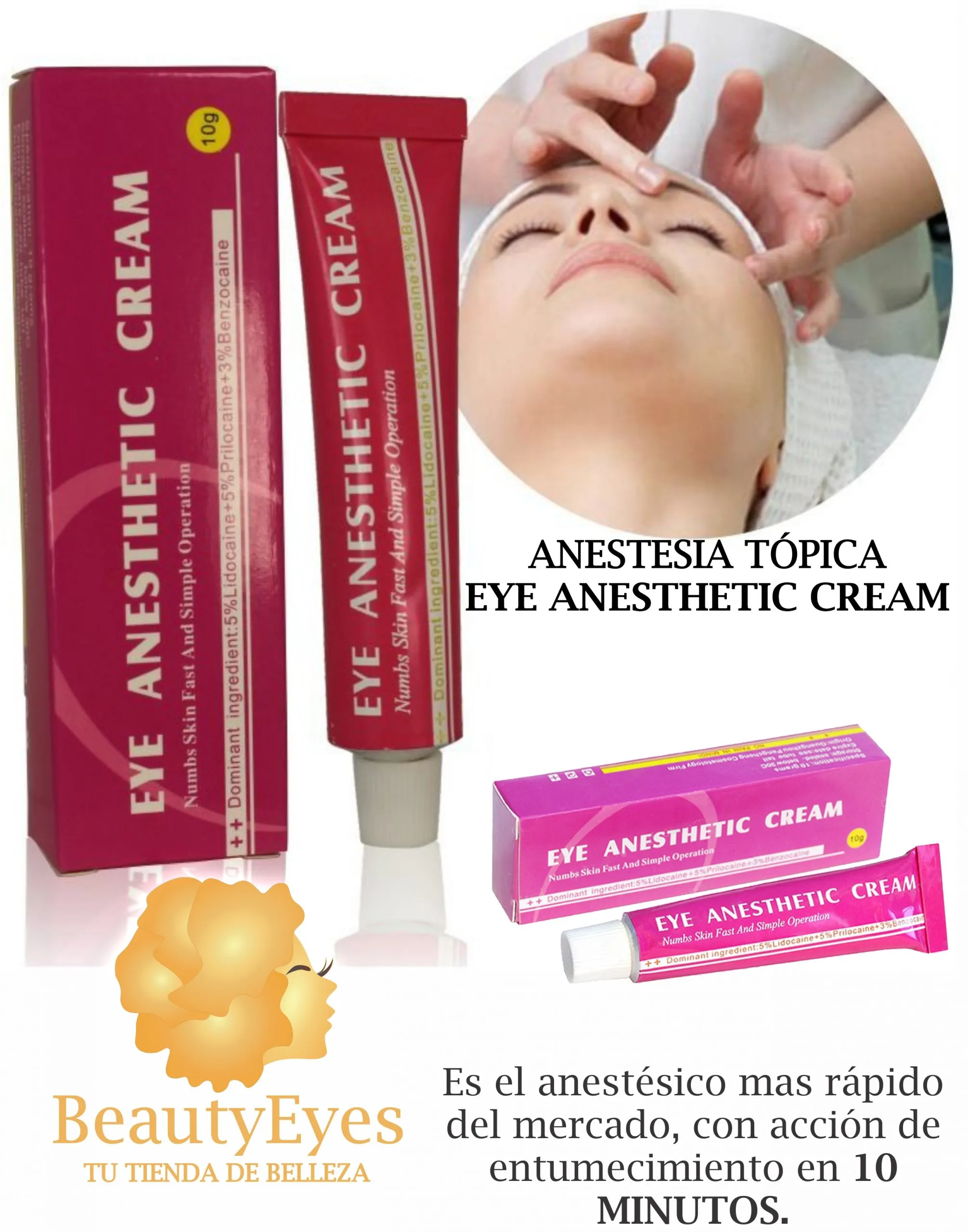 Anestesia Topica Eye Anestethic Cream - Imagen 2