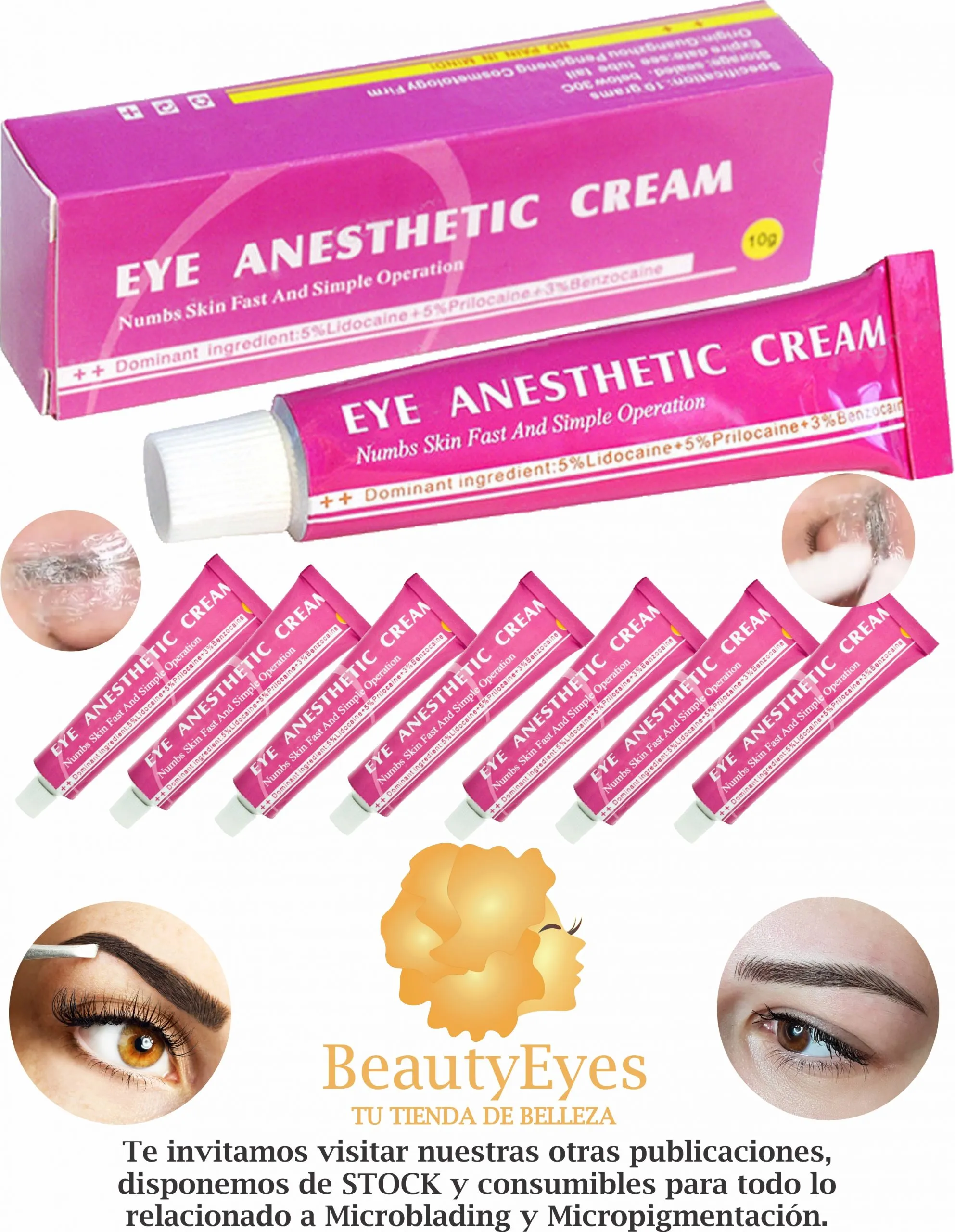 Anestesia Topica Eye Anestethic Cream - Imagen 3