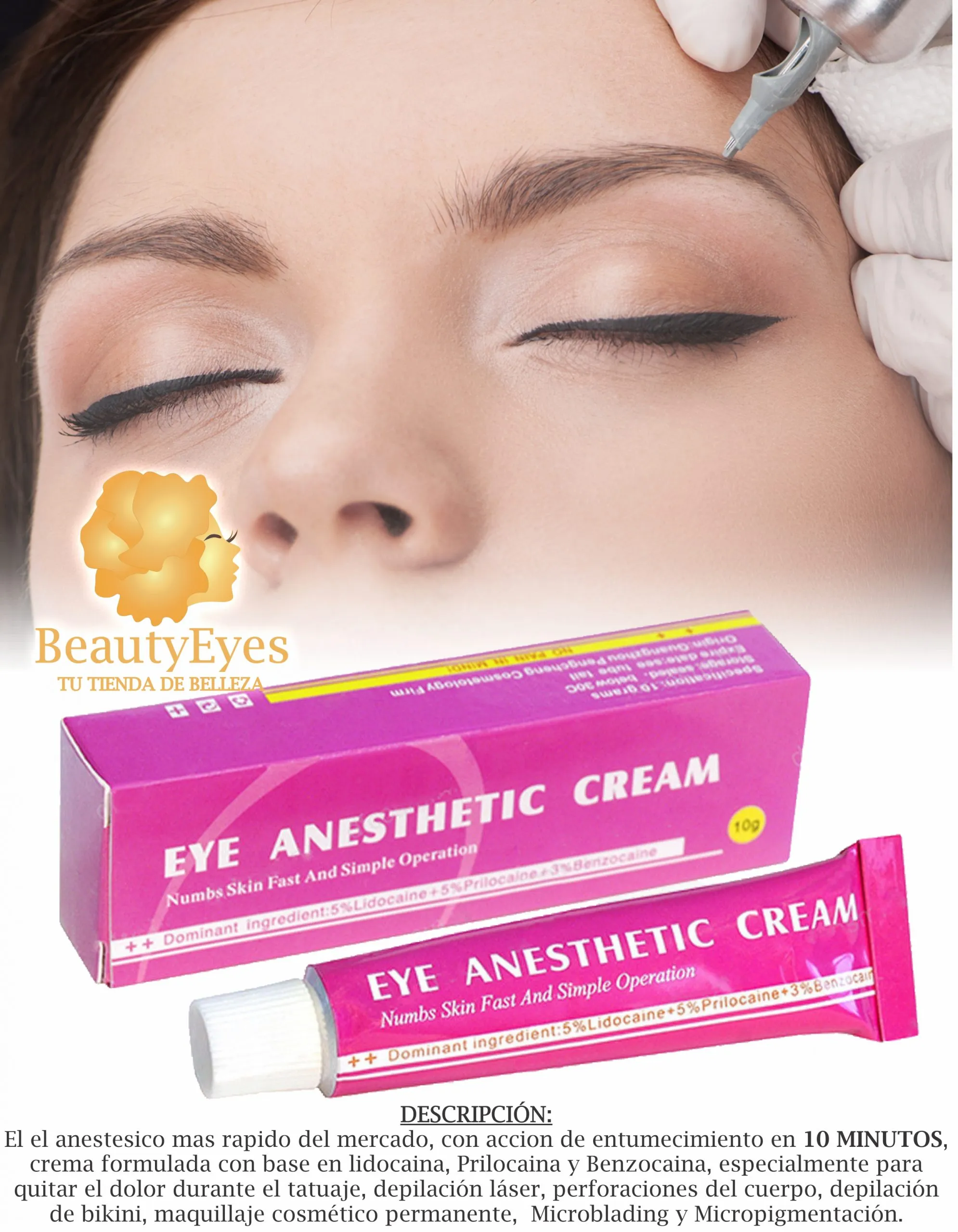 Anestesia Topica Eye Anestethic Cream - Imagen 4