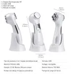 ELECTROPORADOR FACIAL LED DOBLE CABEZAL - Imagen 2