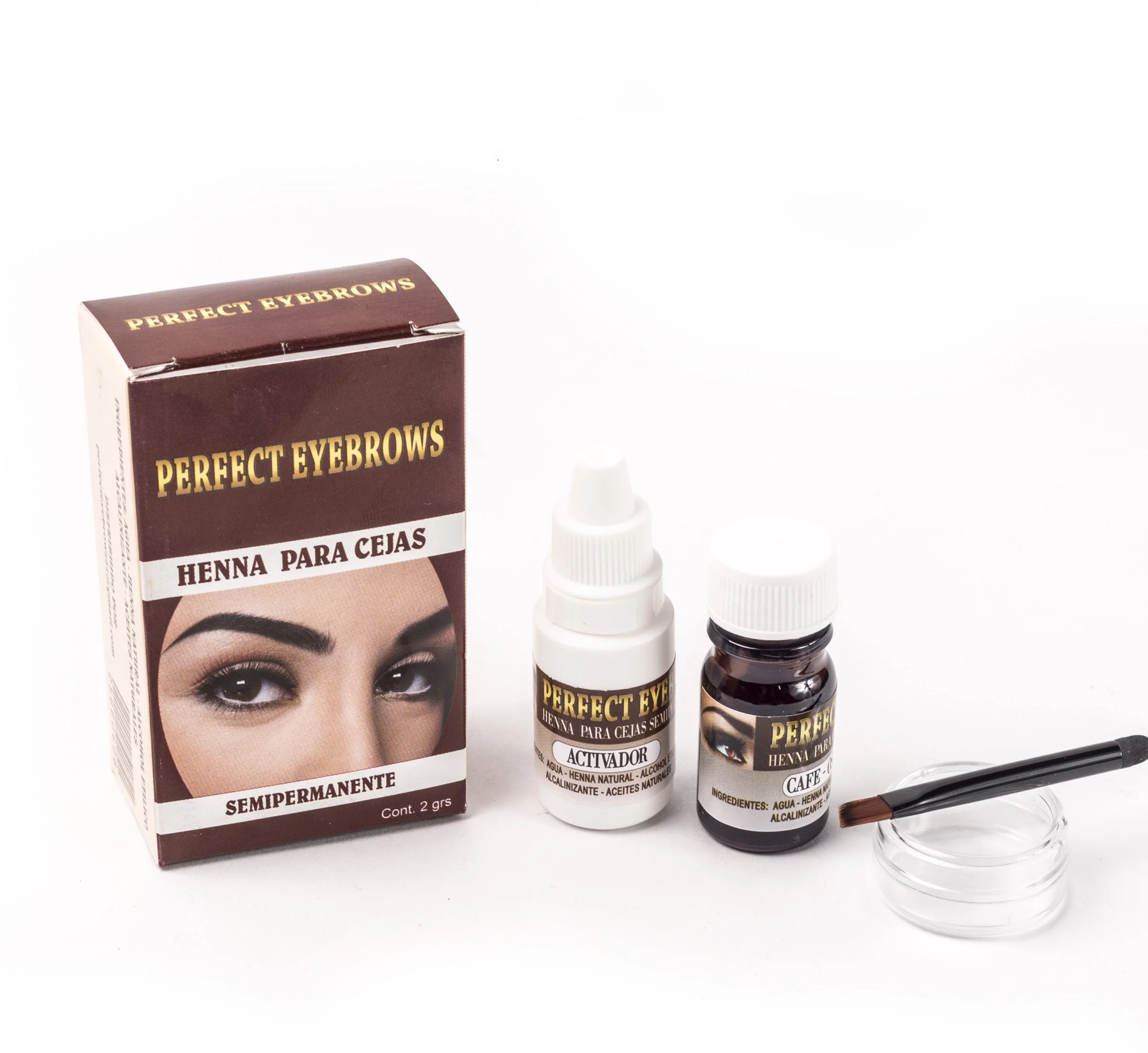 Henna para cejas de 2 gramos Perfect Eyebrows - Imagen 1