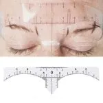 10 REGLA DESECHABLE ADHESIVA DISE?O DE CEJAS
