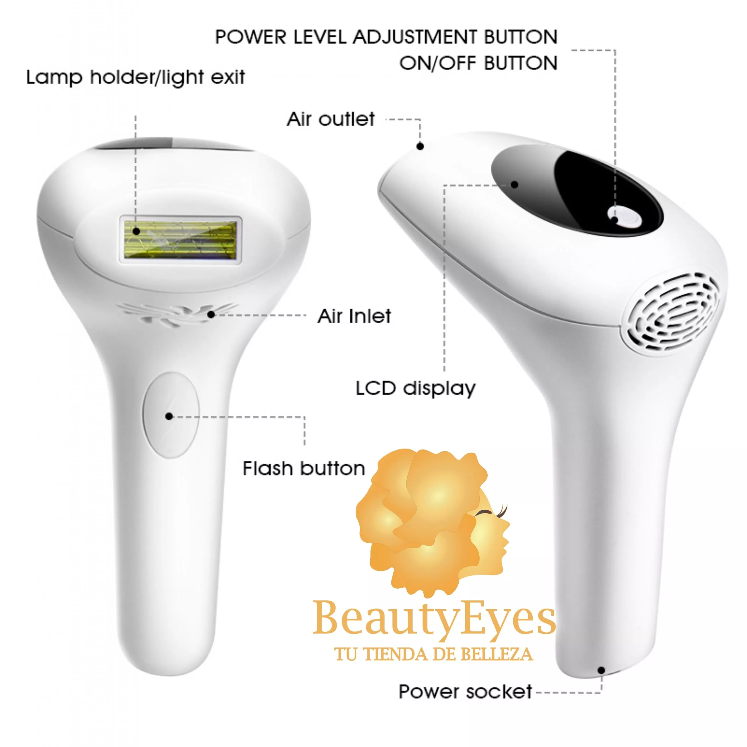 Depilador Laser Ipl Permanente AM001 - Imagen 2