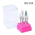 Set 7 Brocas / Puntas Ceramica Para Drill Pulidor De U?as