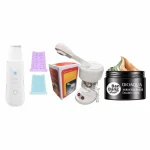 Kit Vapor ozono caja naranja +paleta Peeling + crema colageno Bioaqua