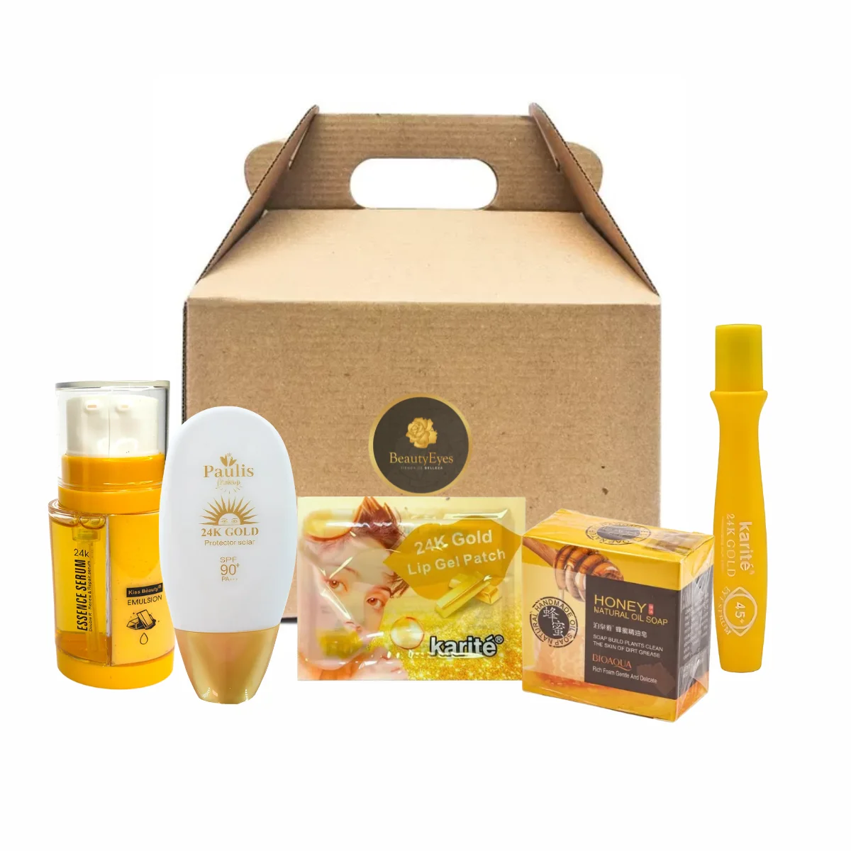 Combo Skin Care 24k Gold + limon 5 piezas - Imagen 1