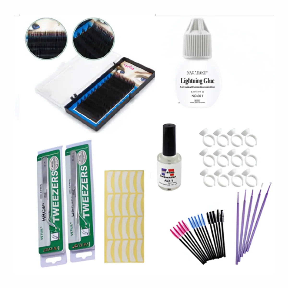 Kit esencial pestañas Navina Black - Imagen 1